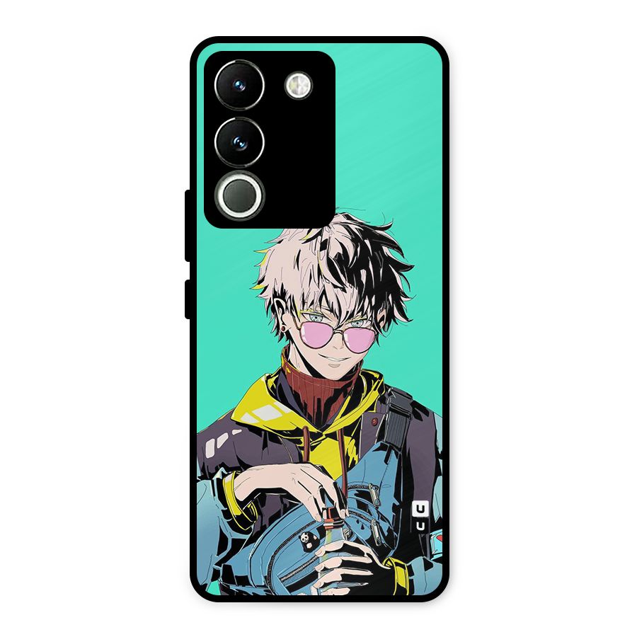 Cool Gojo Metal Back Case for Vivo Y200