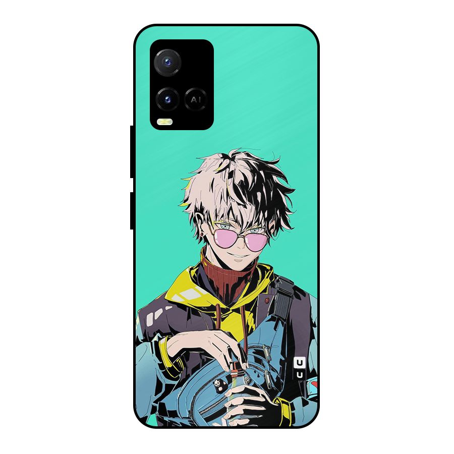 Cool Gojo Metal Back Case for Vivo Y21T