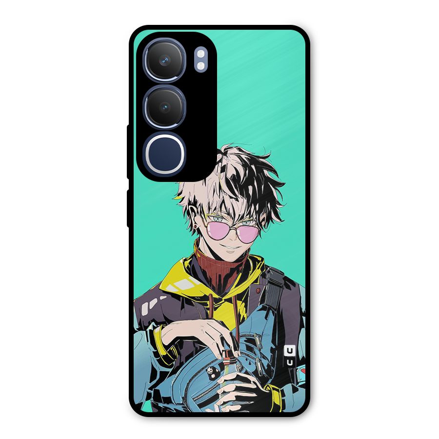 Cool Gojo Metal Back Case for Vivo Y29