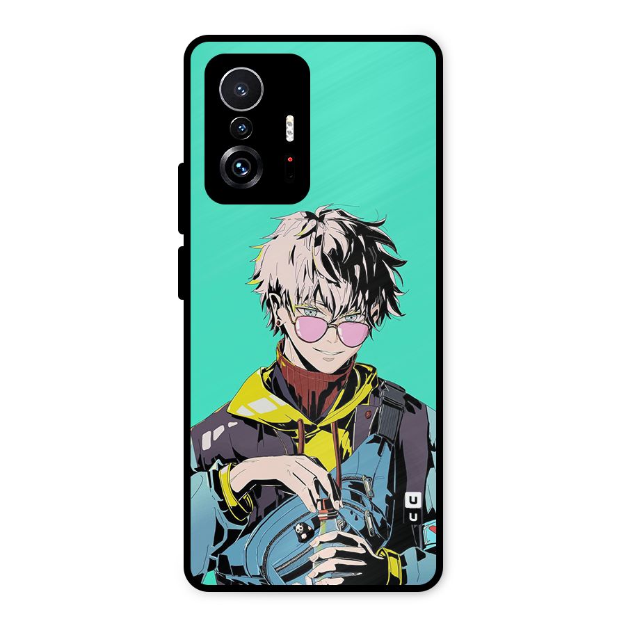 Cool Gojo Metal Back Case for Xiaomi 11T Pro