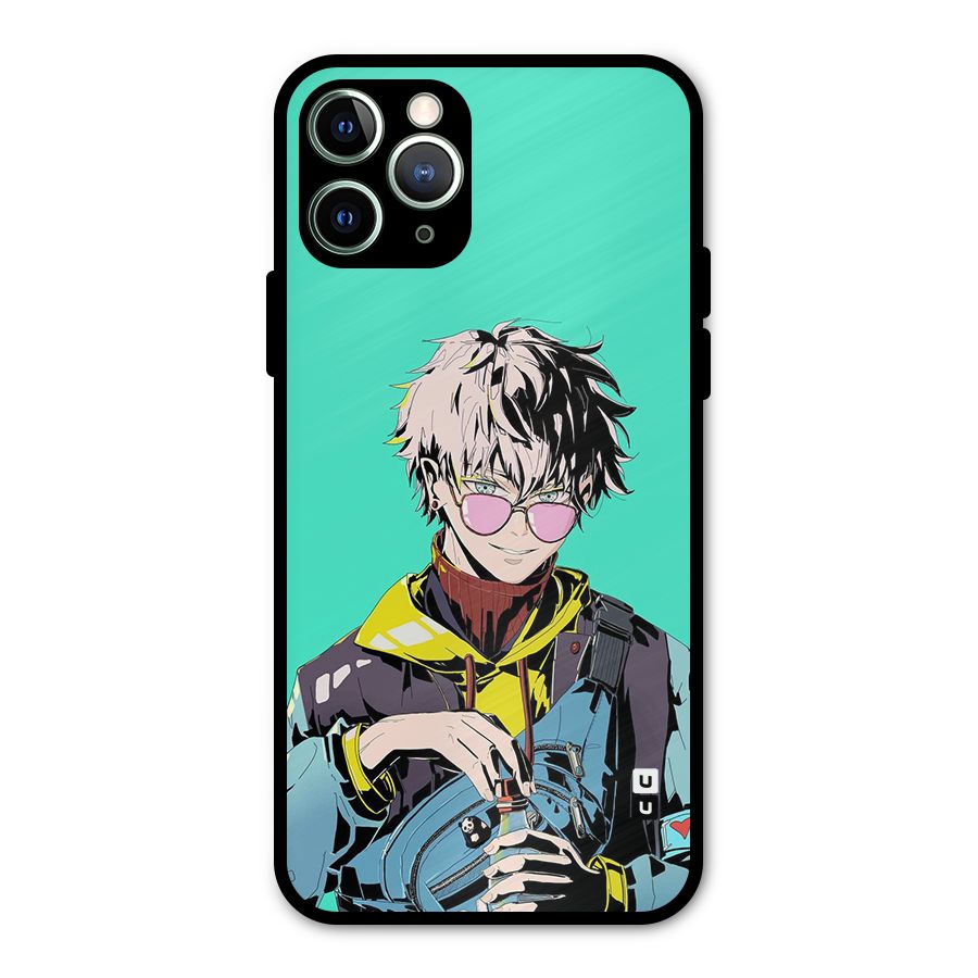 Cool Gojo Metal Back Case for iPhone 11 Pro Max