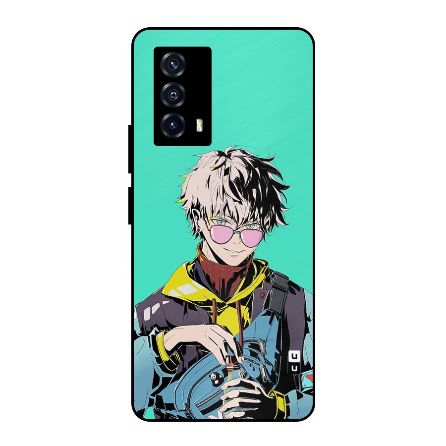 Cool Gojo Metal Back Case for iQOO Z5