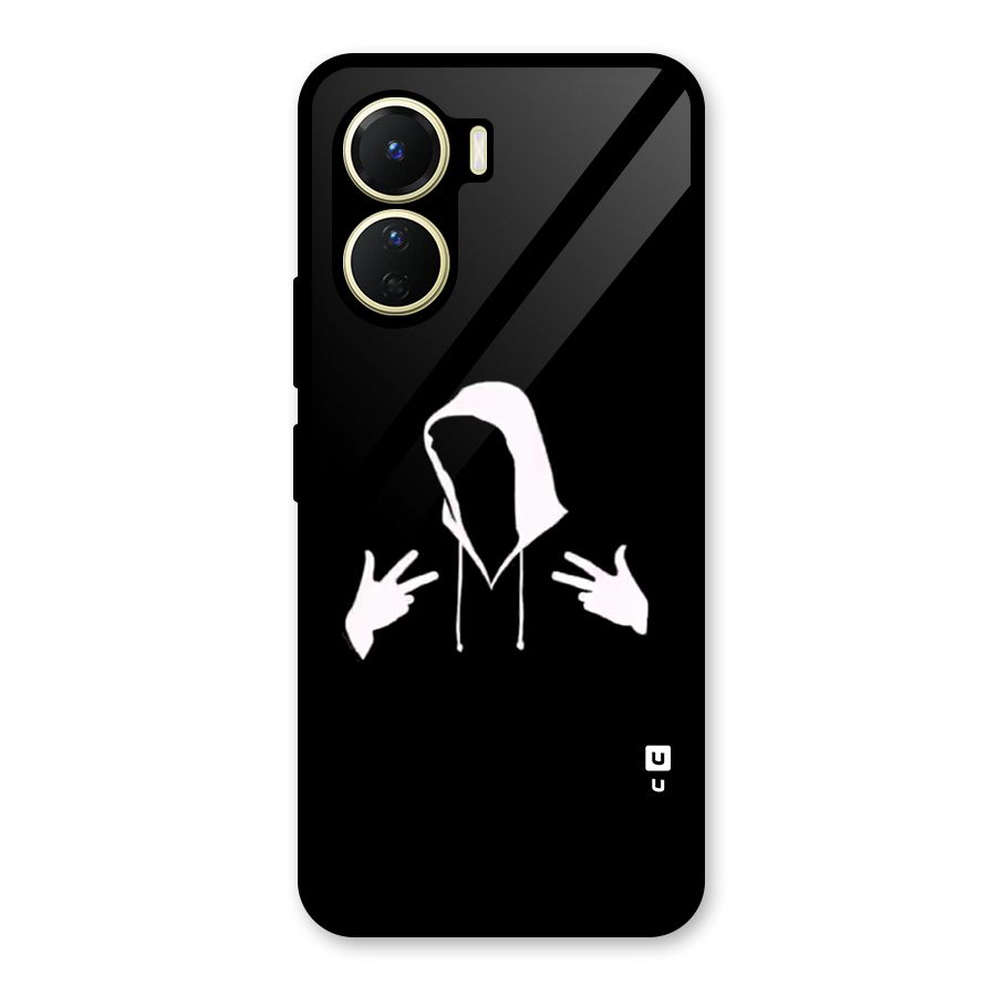 Cool Hoodie Silhouette Glass Back Case for Vivo Y56