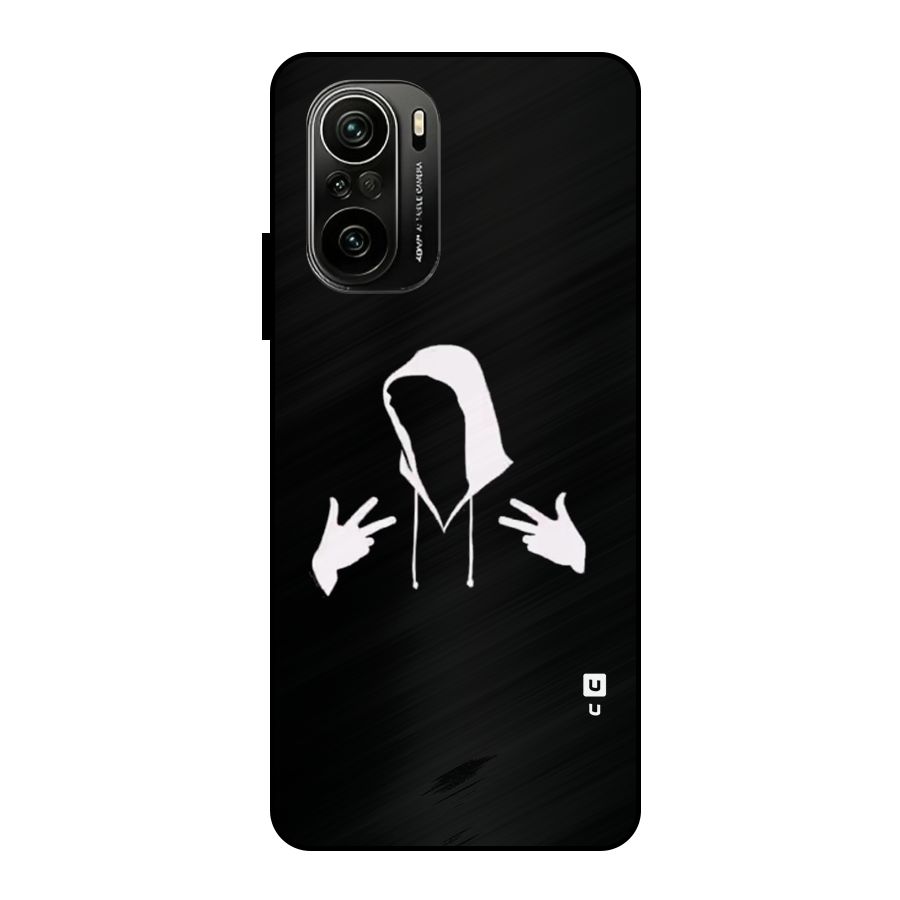 Cool Hoodie Silhouette Metal Back Case for Mi 11x