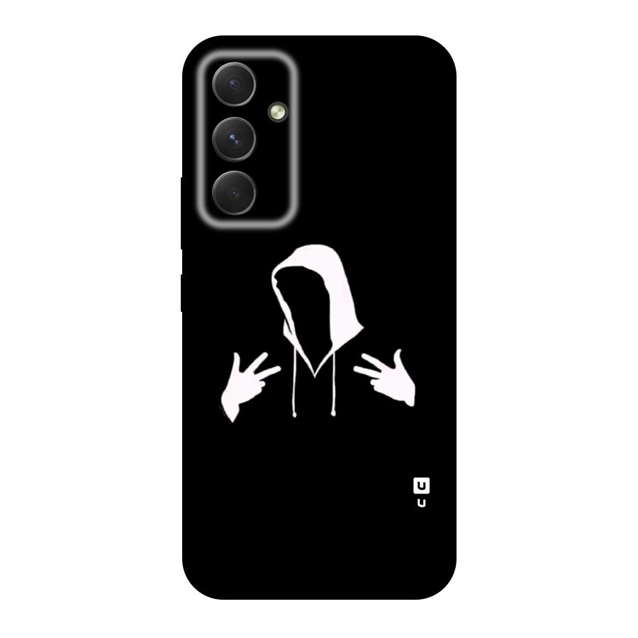 Cool Hoodie Silhouette Original Polycarbonate Back Case for Galaxy A54
