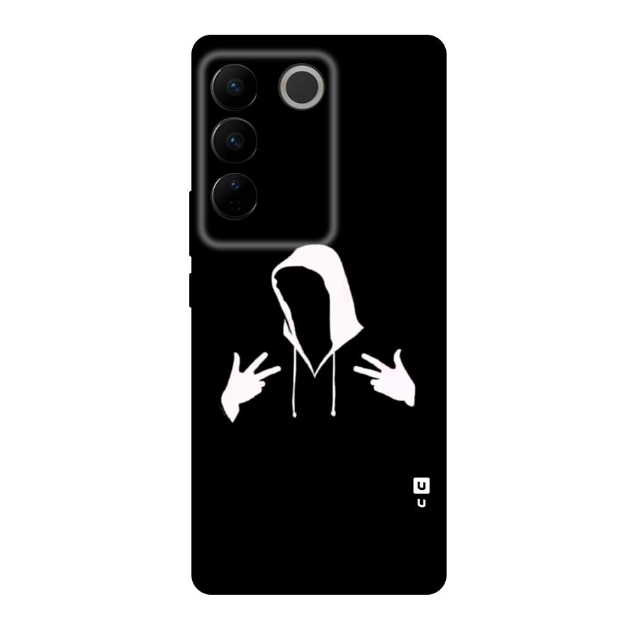 Cool Hoodie Silhouette Original Polycarbonate Back Case for Vivo V27