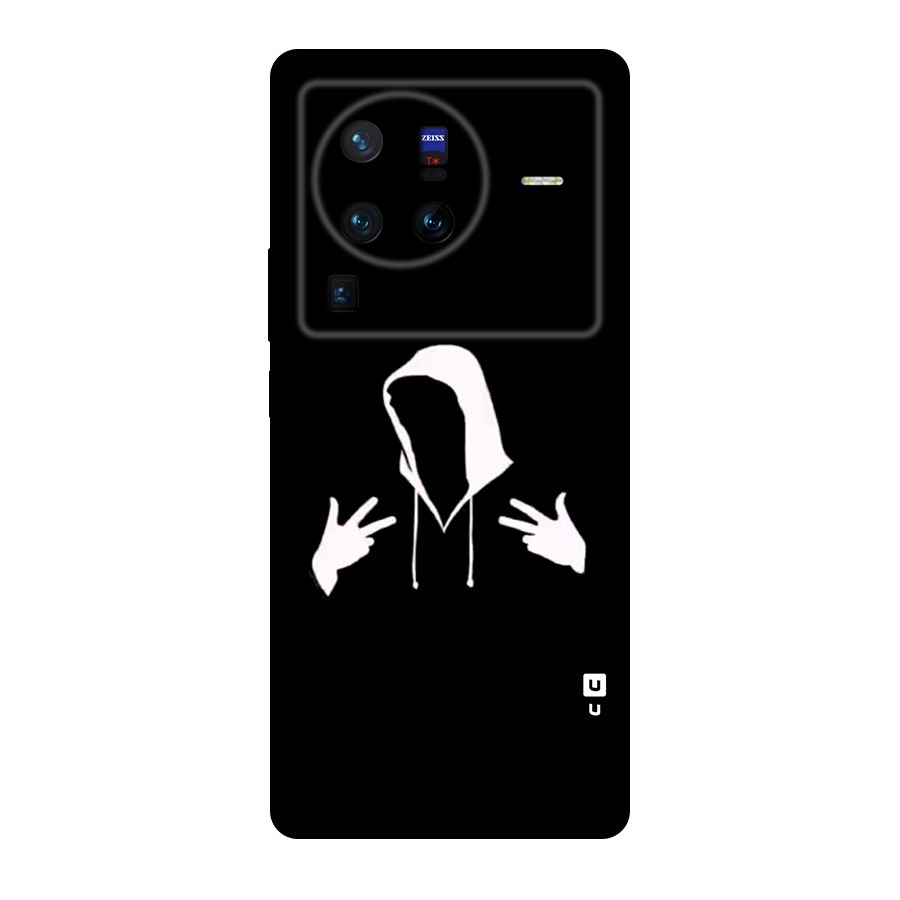 Cool Hoodie Silhouette Original Polycarbonate Back Case for Vivo X80