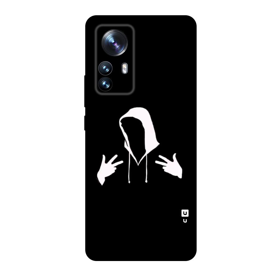 Cool Hoodie Silhouette Original Polycarbonate Back Case for Xiaomi 12 Pro