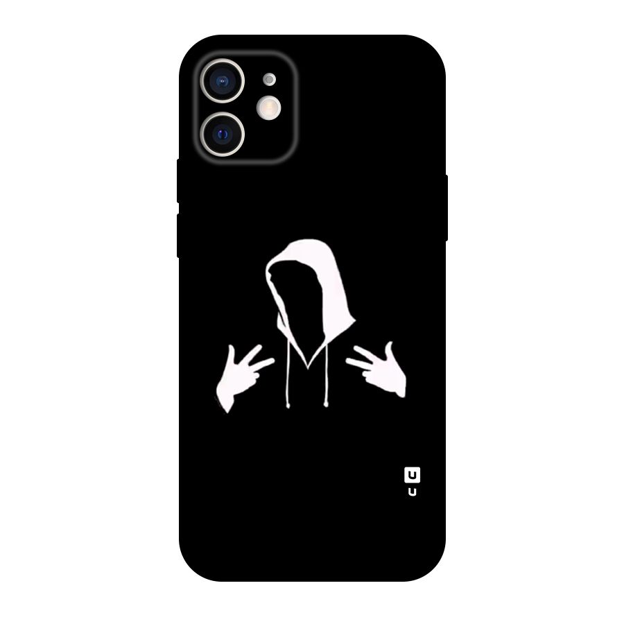 Cool Hoodie Silhouette Original Polycarbonate Back Case for iPhone 12