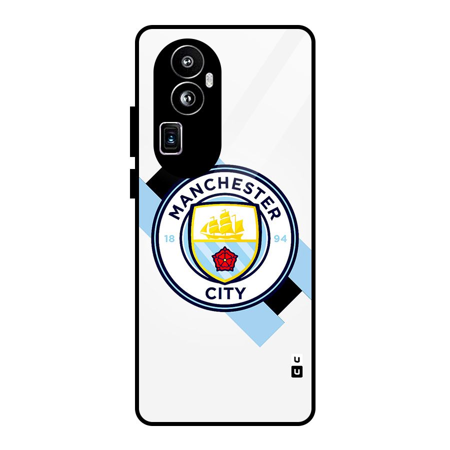 Cool Manchester City Glass Back Case for Oppo Reno10 Pro Plus