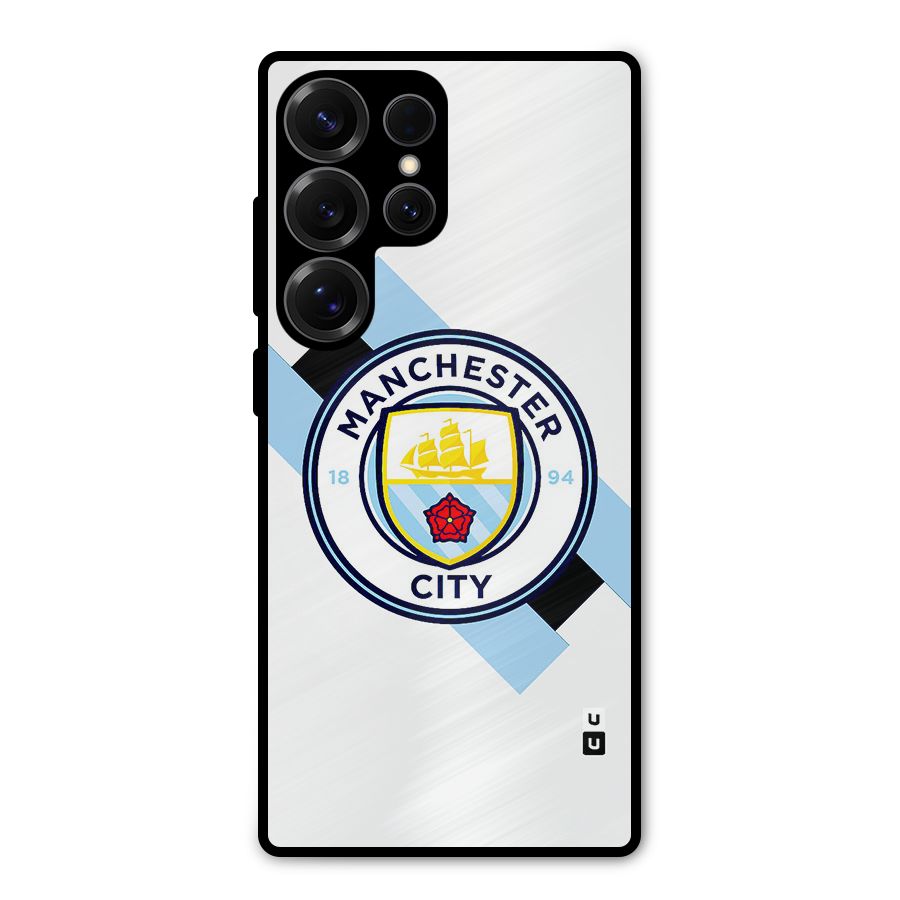 Cool Manchester City Metal Back Case for Galaxy S25 Ultra