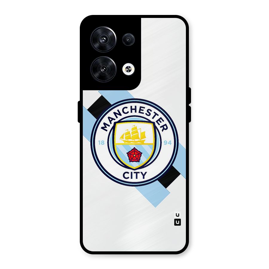 Cool Manchester City Metal Back Case for Oppo Reno8 5G