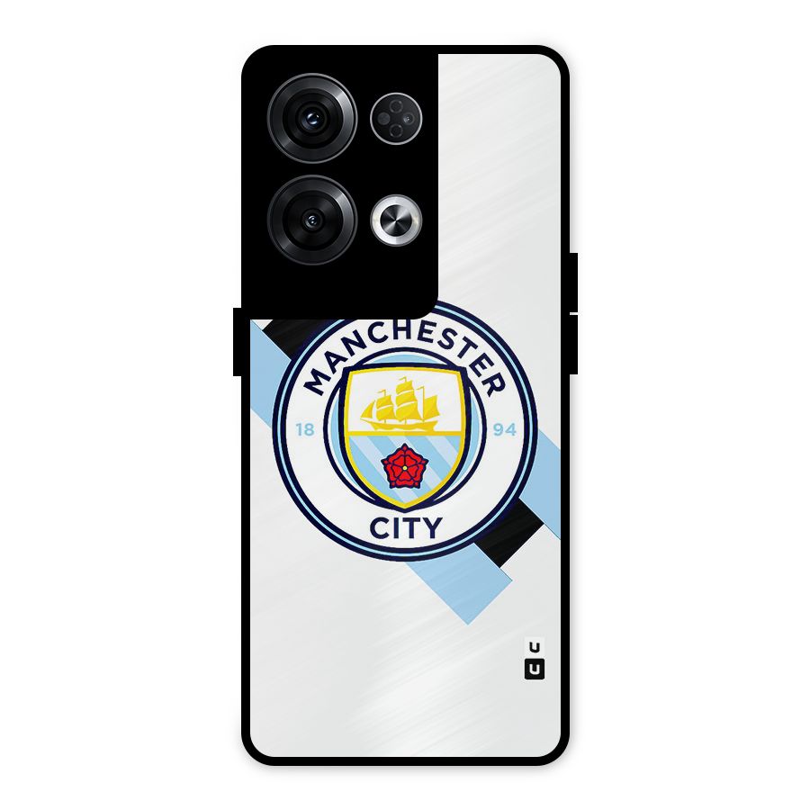 Cool Manchester City Metal Back Case for Oppo Reno8 Pro 5G