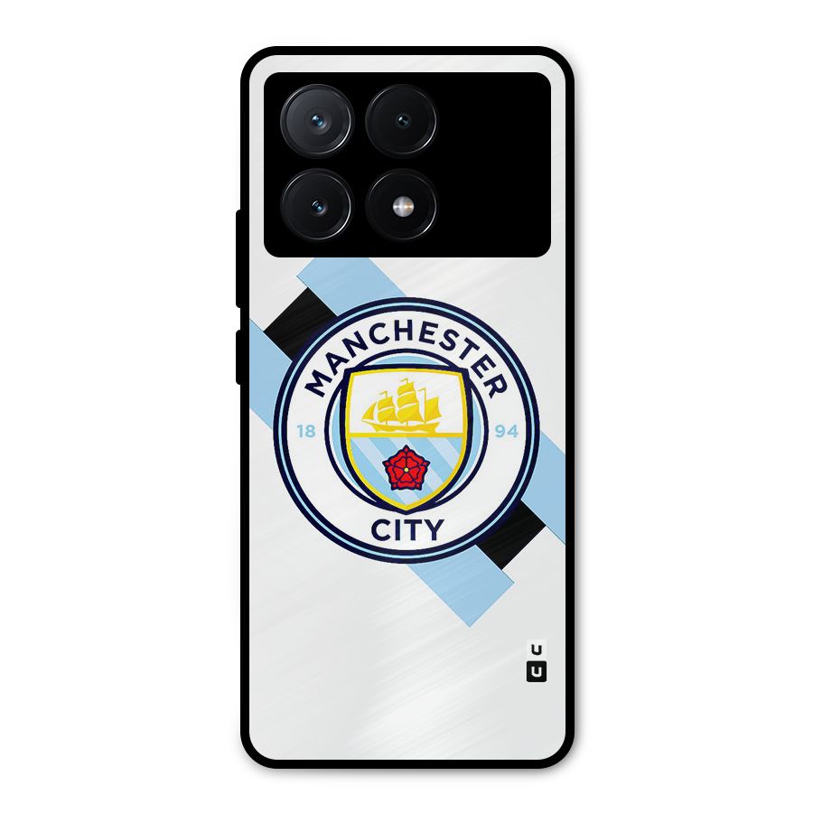 Cool Manchester City Metal Back Case for Poco X6 Pro