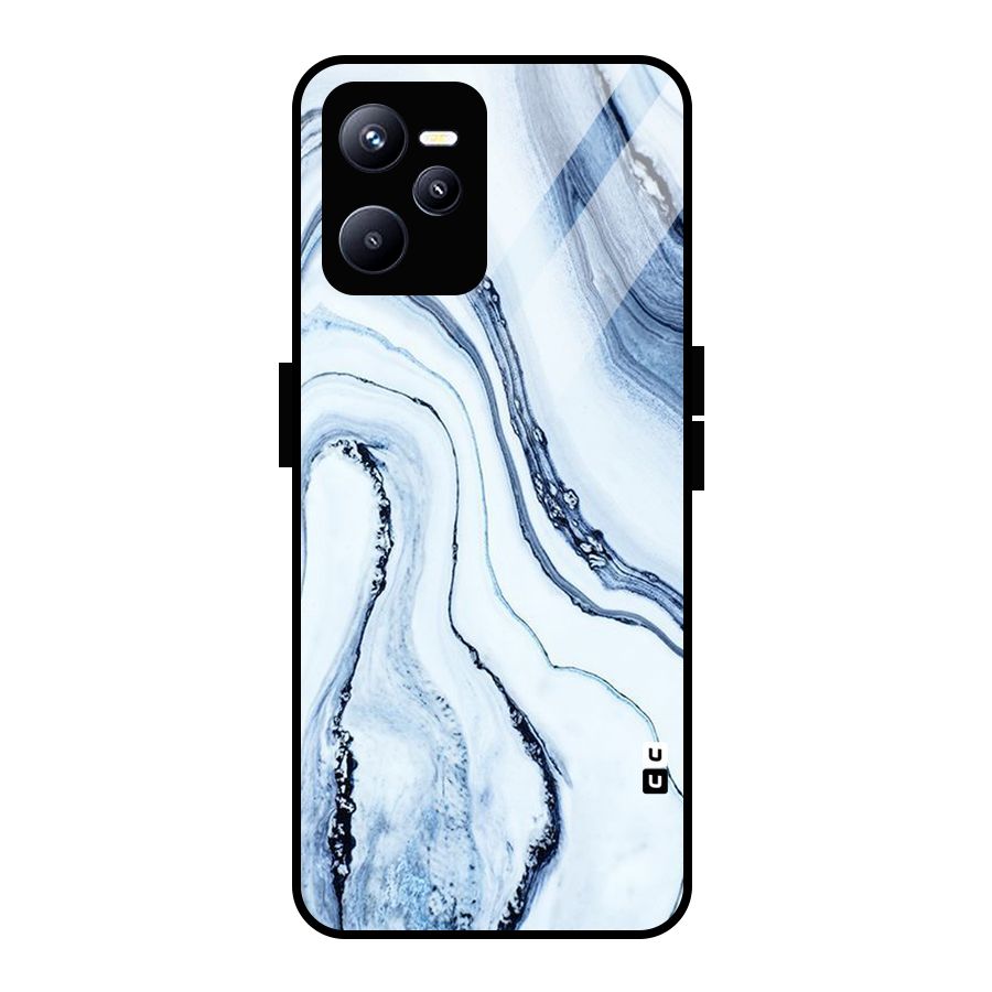 Cool Marble Art Glass Back Case for Realme C35