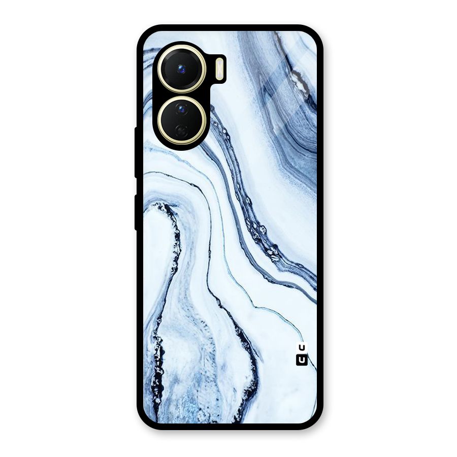 Cool Marble Art Glass Back Case for Vivo Y16