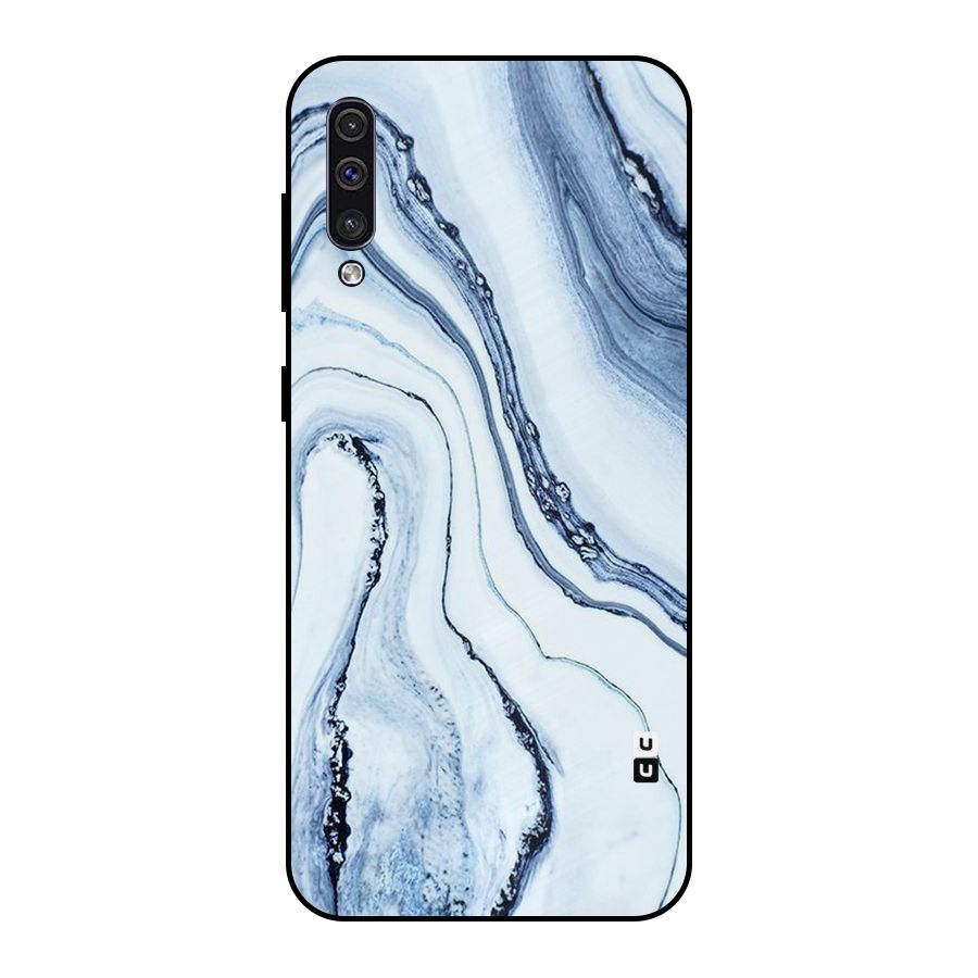 Cool Marble Art Metal Back Case for Galaxy A50s