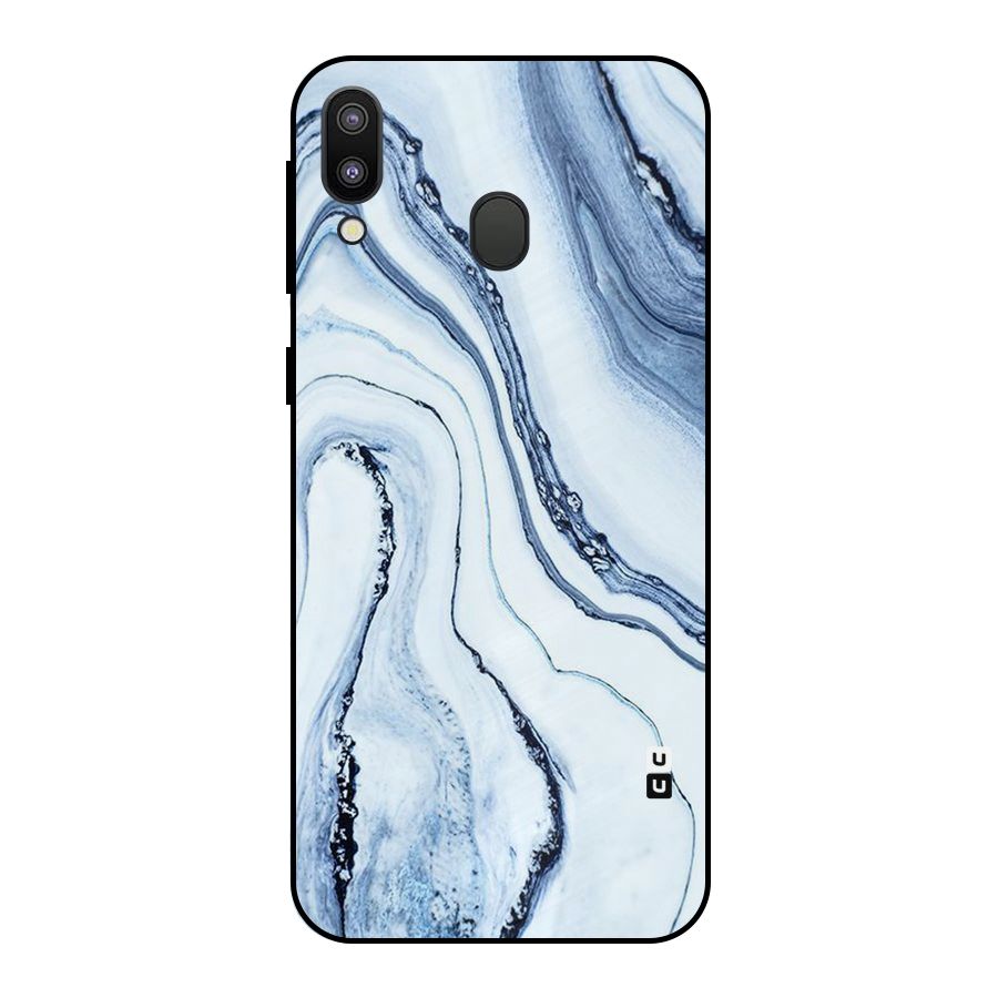 Cool Marble Art Metal Back Case for Galaxy M20