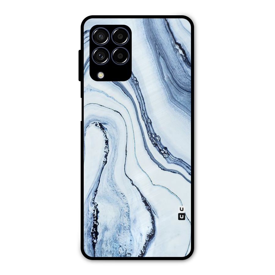 Cool Marble Art Metal Back Case for Galaxy M53 5G