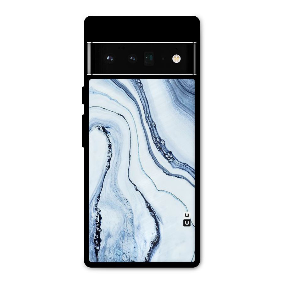 Cool Marble Art Metal Back Case for Google Pixel 6 Pro