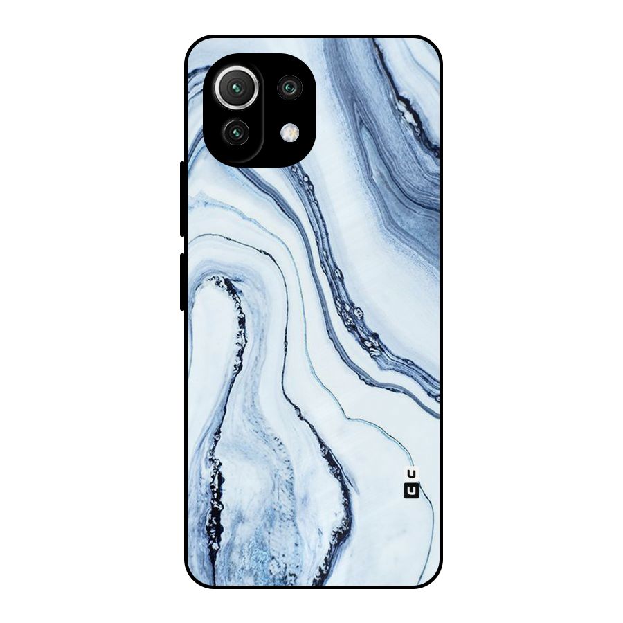 Cool Marble Art Metal Back Case for Mi 11 Lite NE 5G