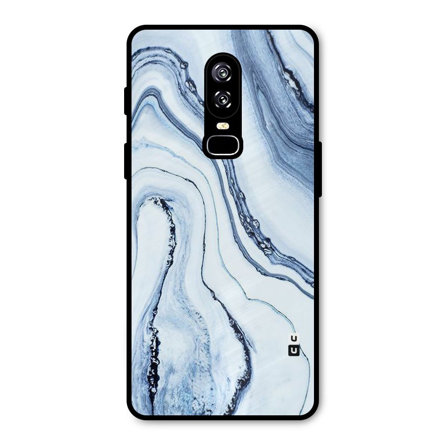 Cool Marble Art Metal Back Case for OnePlus 6