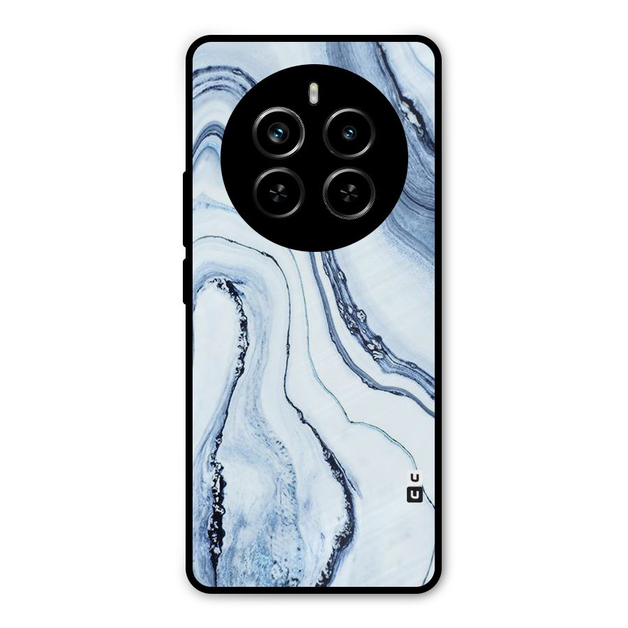 Cool Marble Art Metal Back Case for Realme P1 Pro