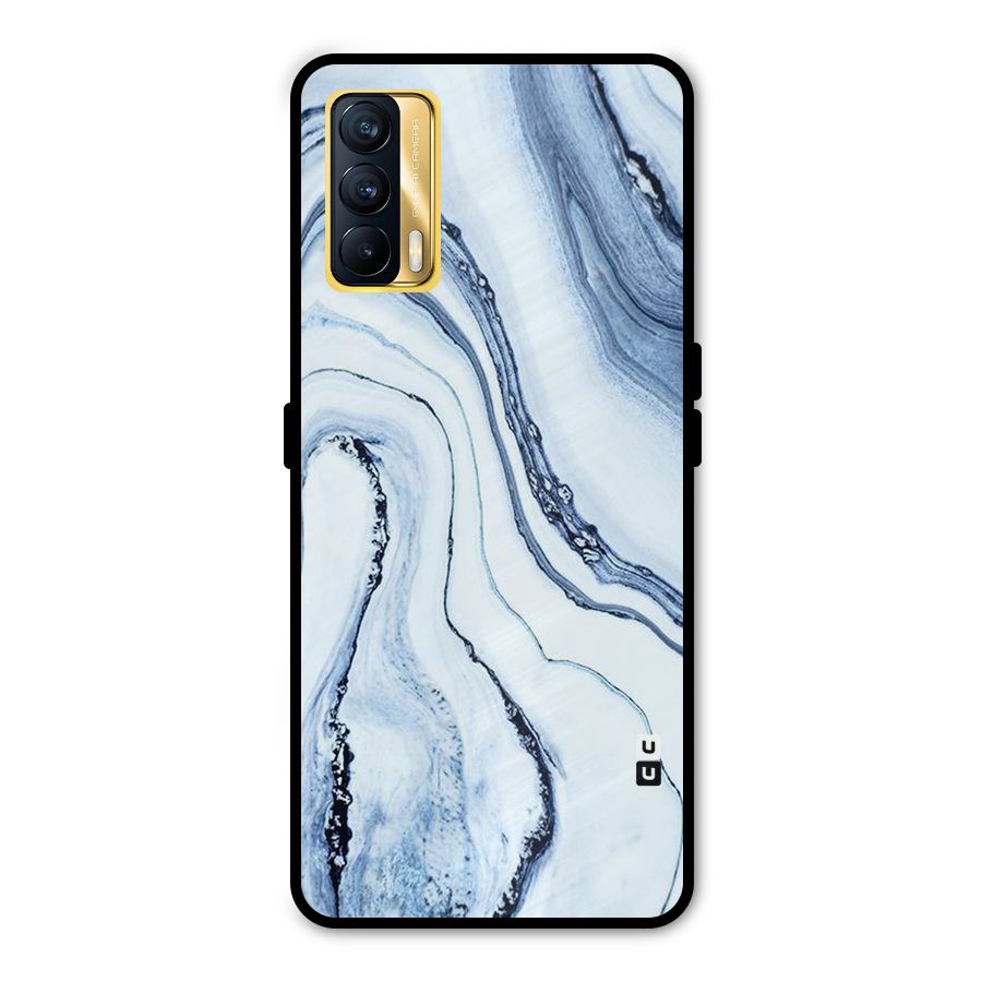Cool Marble Art Metal Back Case for Realme X7