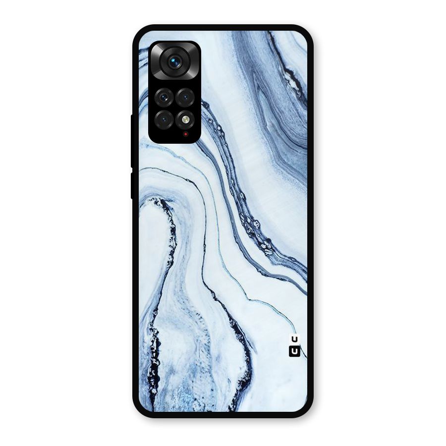 Cool Marble Art Metal Back Case for Redmi Note 11s