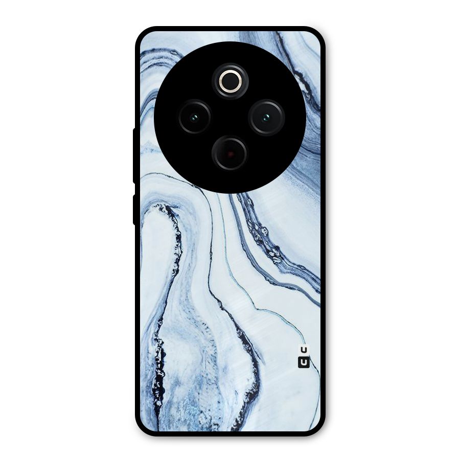 Cool Marble Art Metal Back Case for Vivo T4