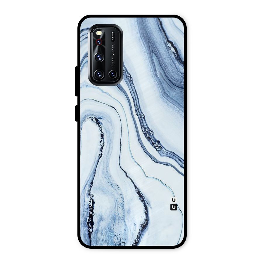 Cool Marble Art Metal Back Case for Vivo V19