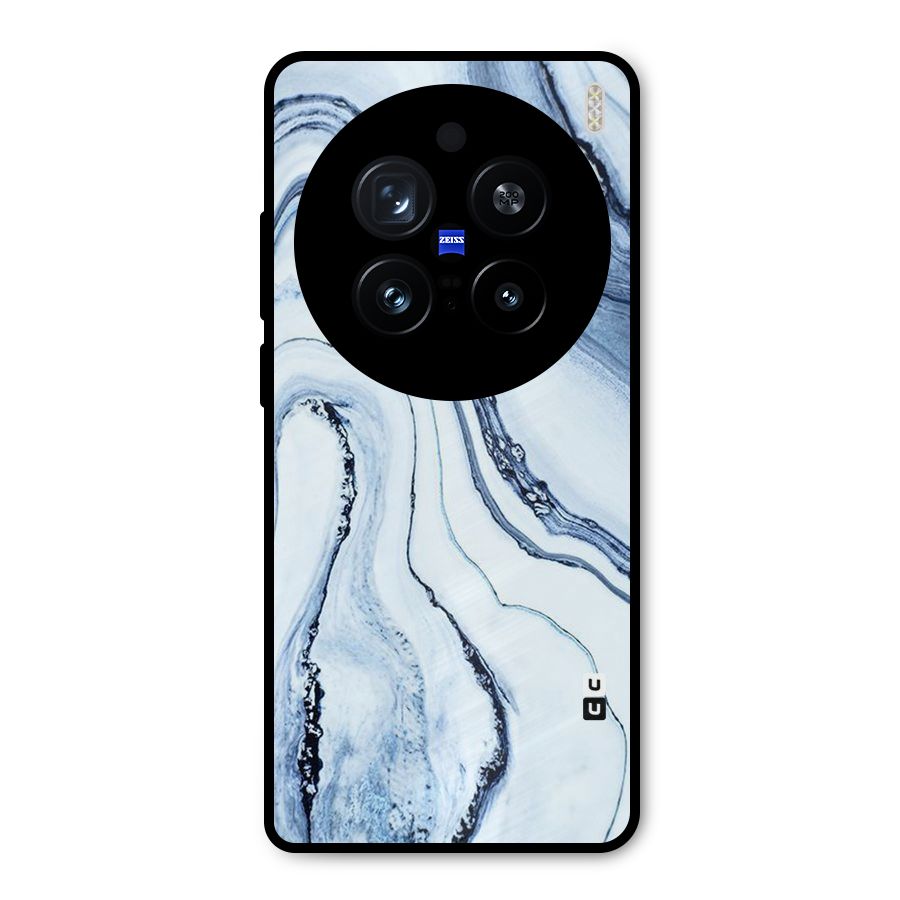 Cool Marble Art Metal Back Case for Vivo X200 Pro