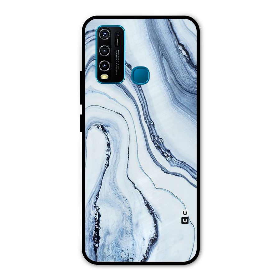 Cool Marble Art Metal Back Case for Vivo Y50