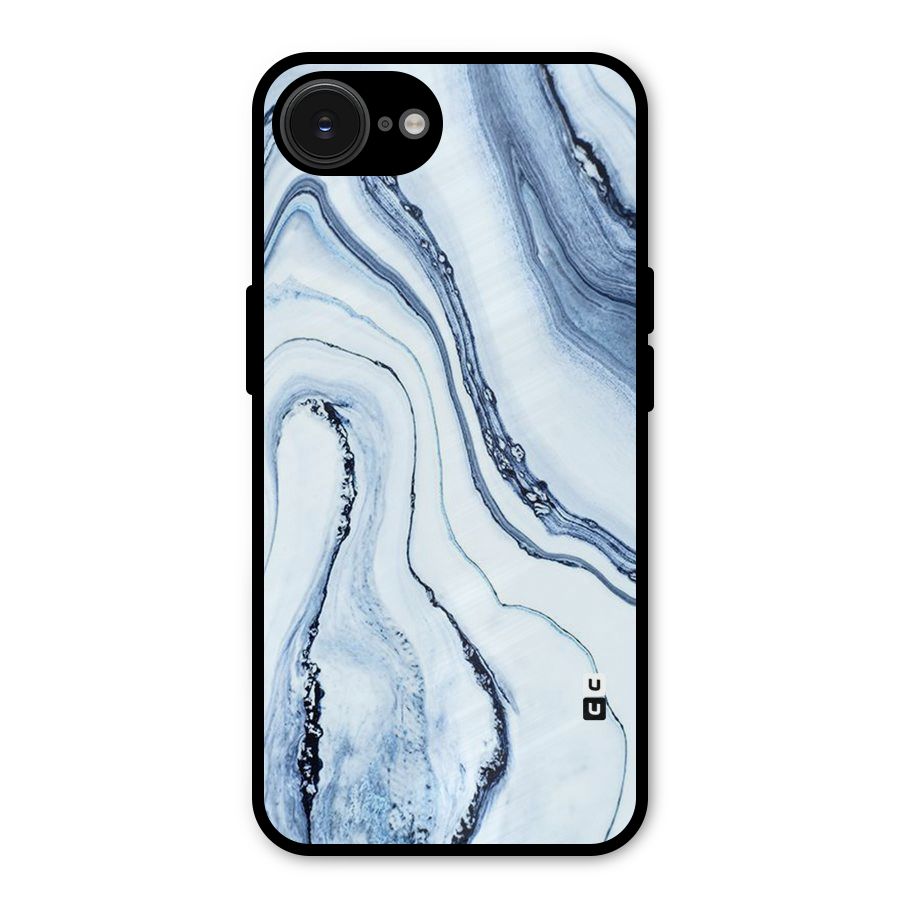 Cool Marble Art Metal Back Case for iPhone 16e