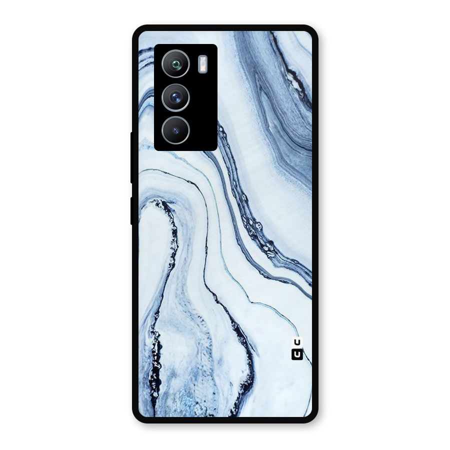 Cool Marble Art Metal Back Case for iQOO 9 SE