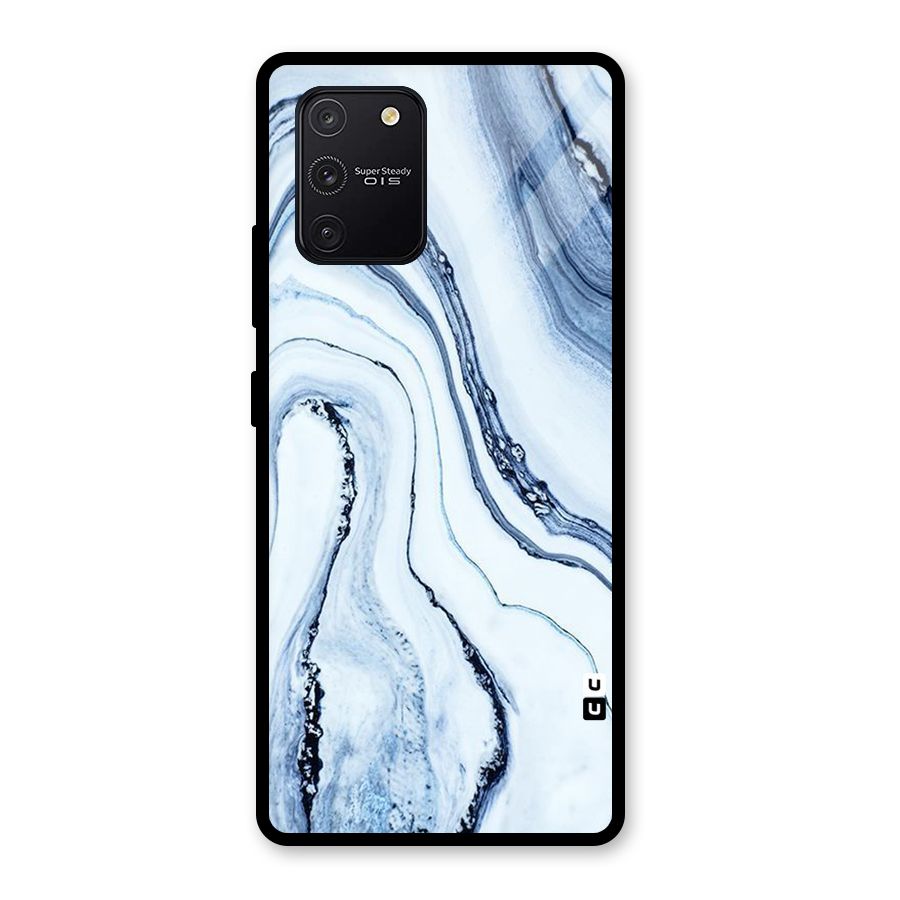 Cool Marble Style (Printed) Glass Back Case for Galaxy S10 Lite