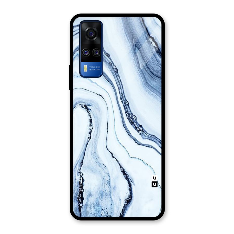 Cool Marble Style (Printed) Glass Back Case for Vivo Y31
