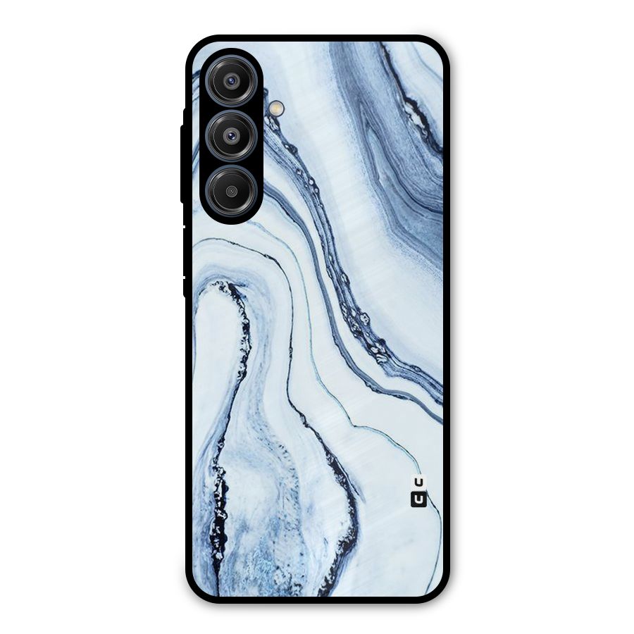 Cool Marble Style (Printed) Metal Back Case for Galaxy A16 5G