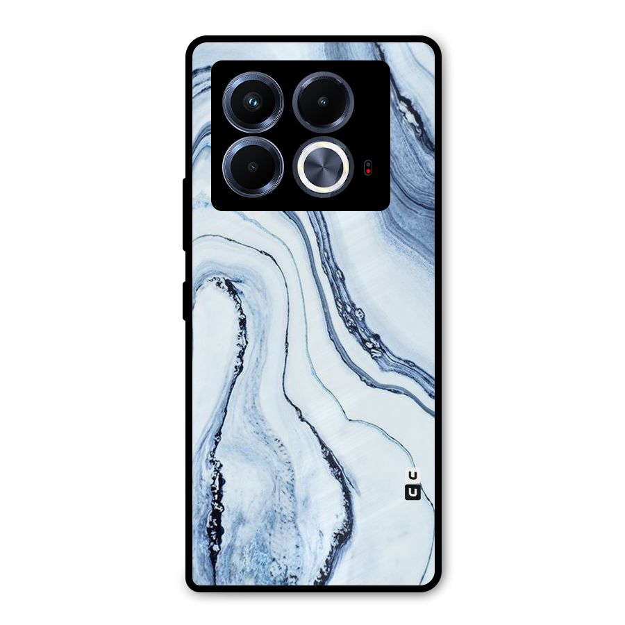 Cool Marble Style (Printed) Metal Back Case for Infinix Note 40 5G