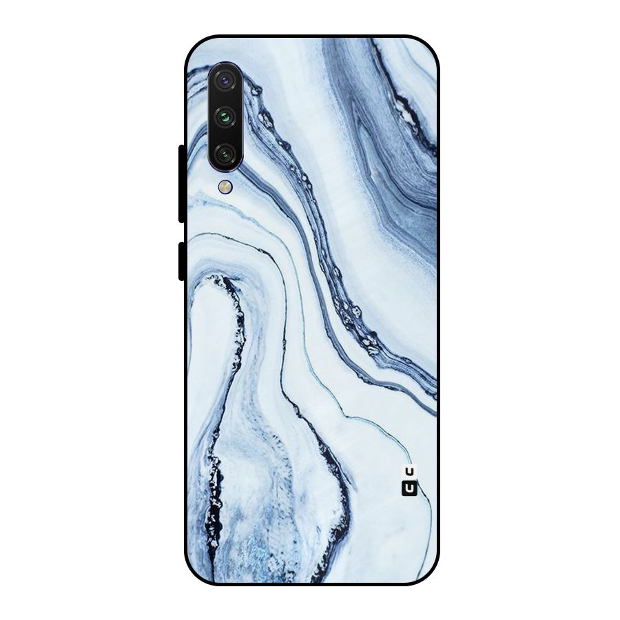 Cool Marble Style (Printed) Metal Back Case for Mi A3