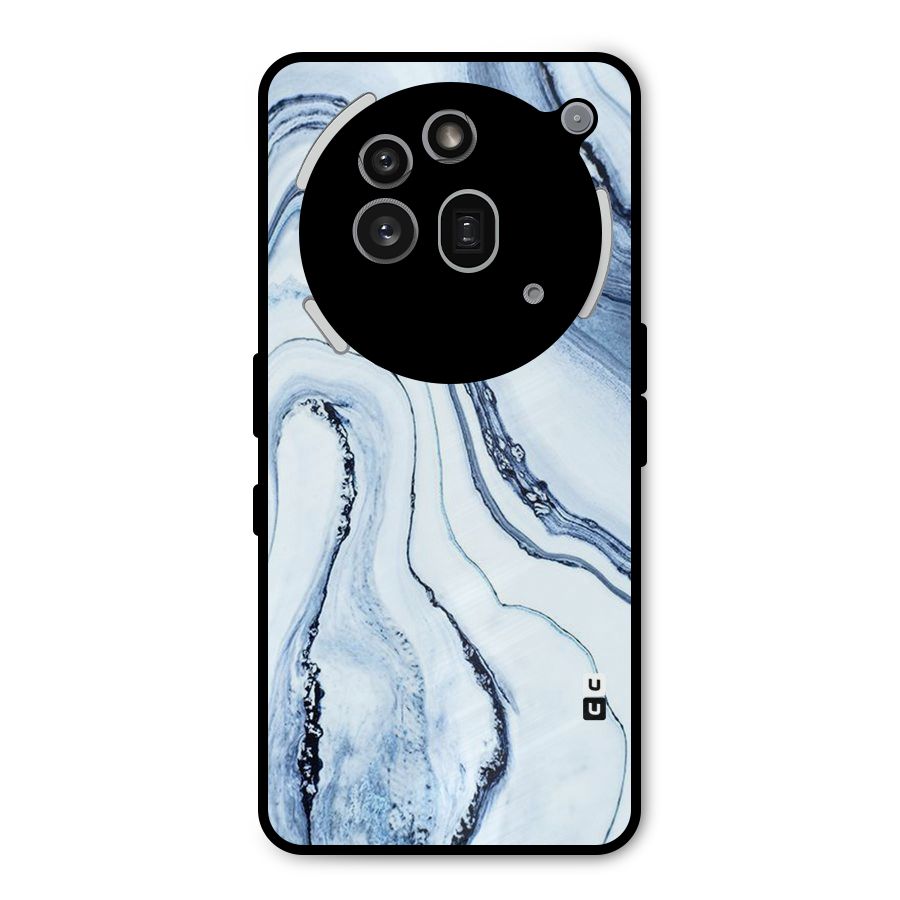 Cool Marble Style (Printed) Metal Back Case for Nothing Phone 3a Pro