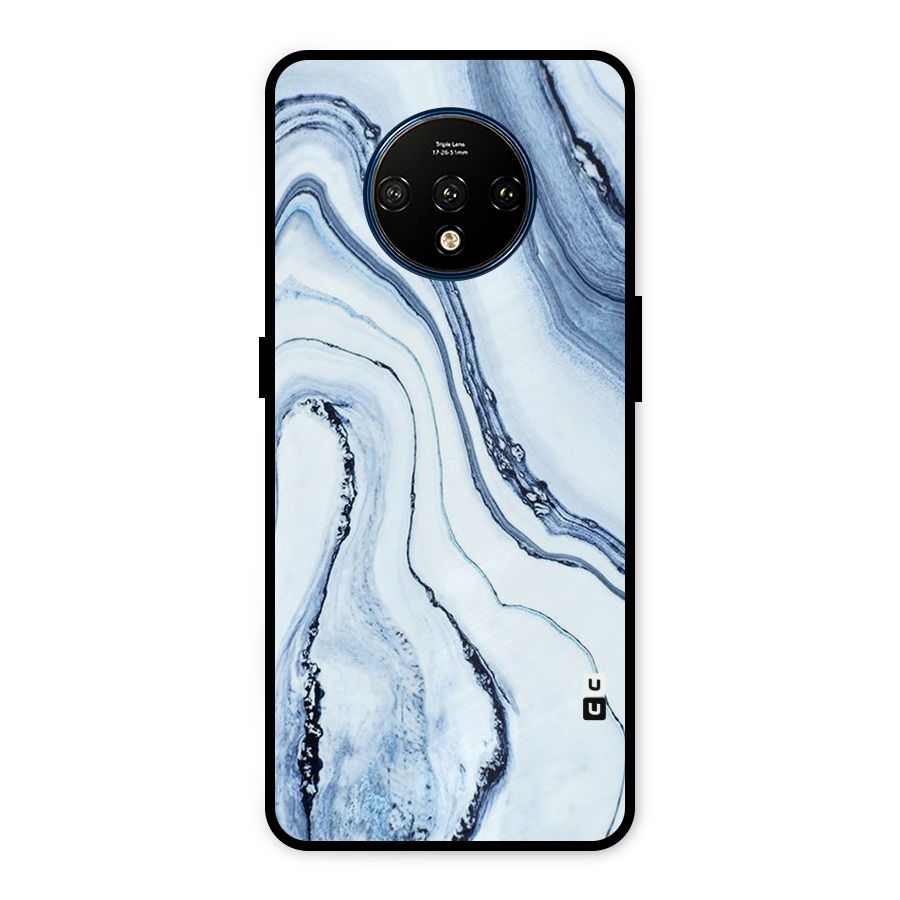 Cool Marble Style (Printed) Metal Back Case for OnePlus 7T