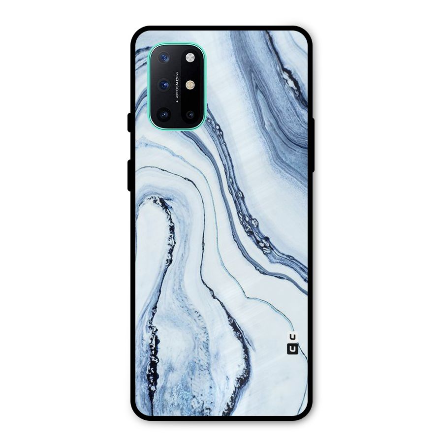 Cool Marble Style (Printed) Metal Back Case for OnePlus 8T