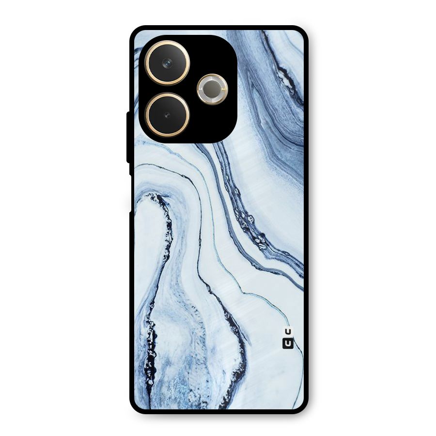 Cool Marble Style (Printed) Metal Back Case for Oppo A5 Pro