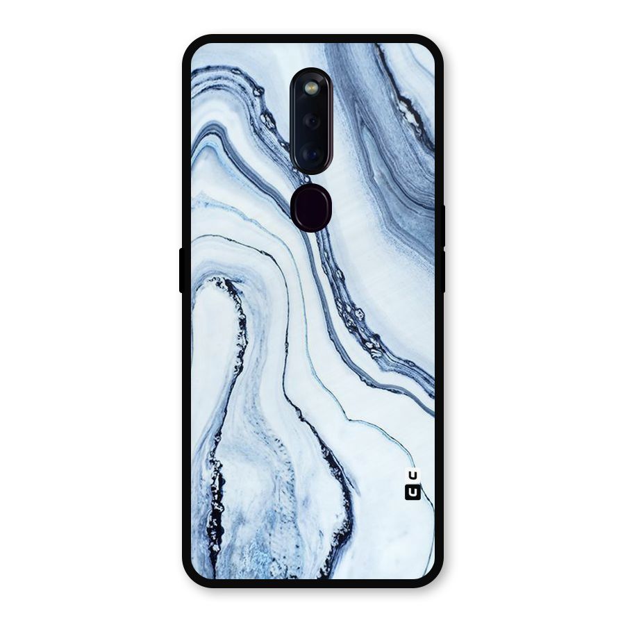 Cool Marble Style (Printed) Metal Back Case for Oppo F11 Pro
