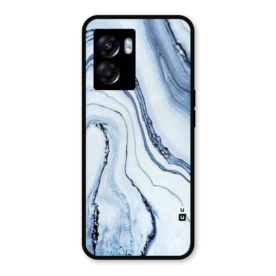 Cool Marble Style (Printed) Metal Back Case for Realme Narzo 50 5G