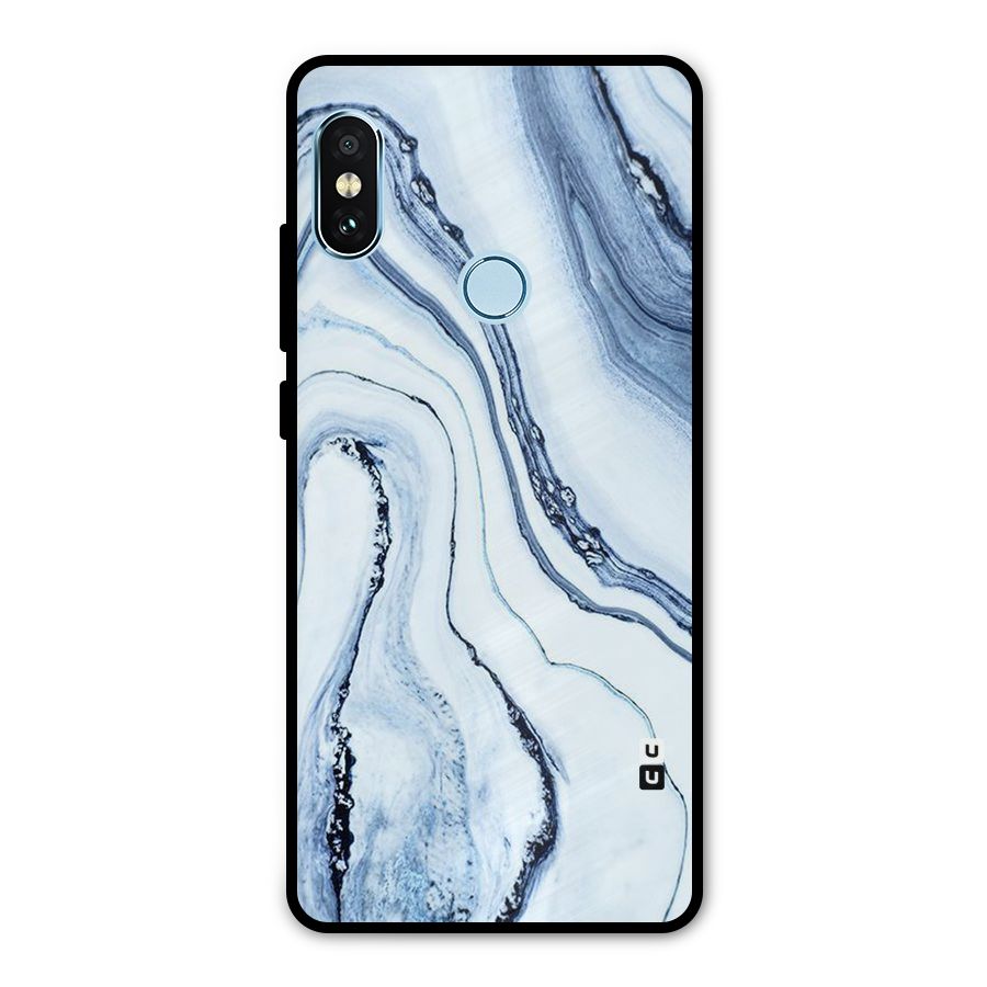Cool Marble Style (Printed) Metal Back Case for Redmi Note 5 Pro