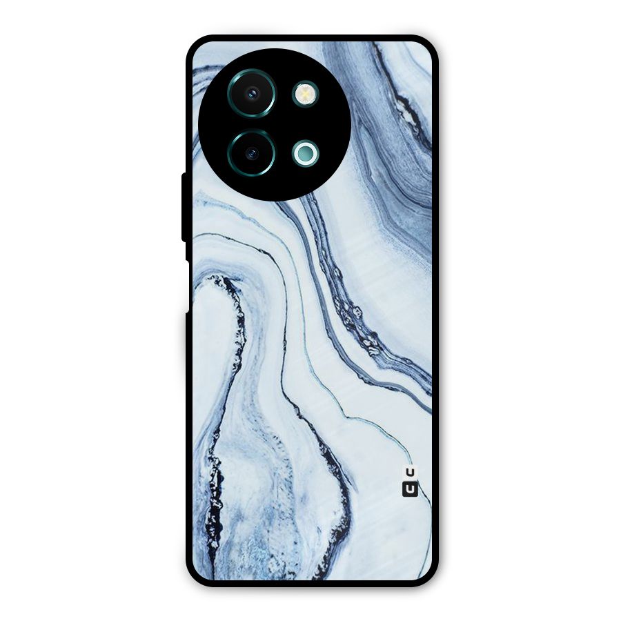 Cool Marble Style (Printed) Metal Back Case for Vivo Y58