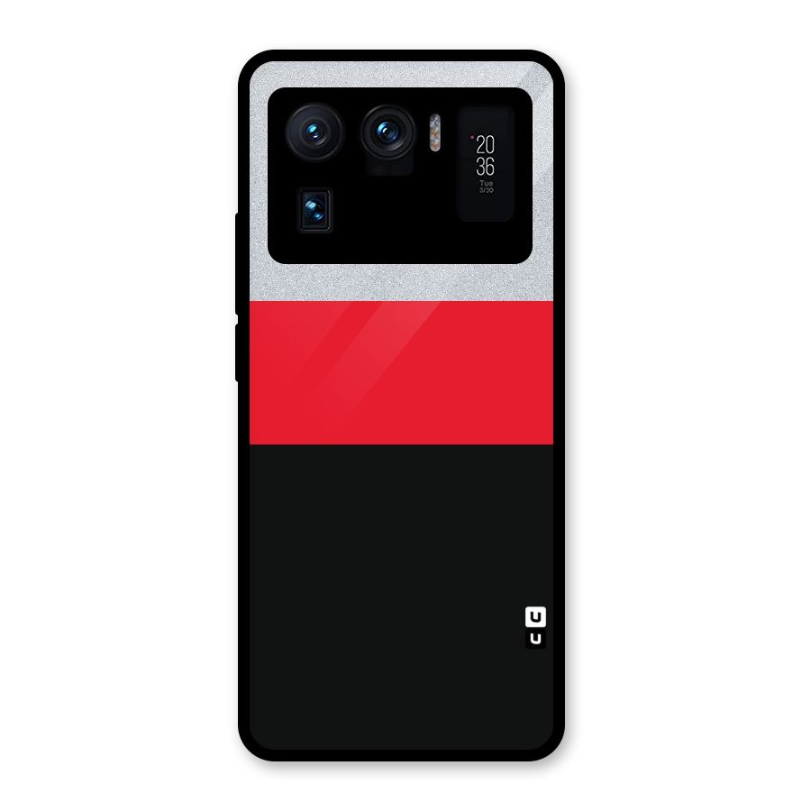 Cool Melange Stripe Glass Back Case for Mi 11 Ultra