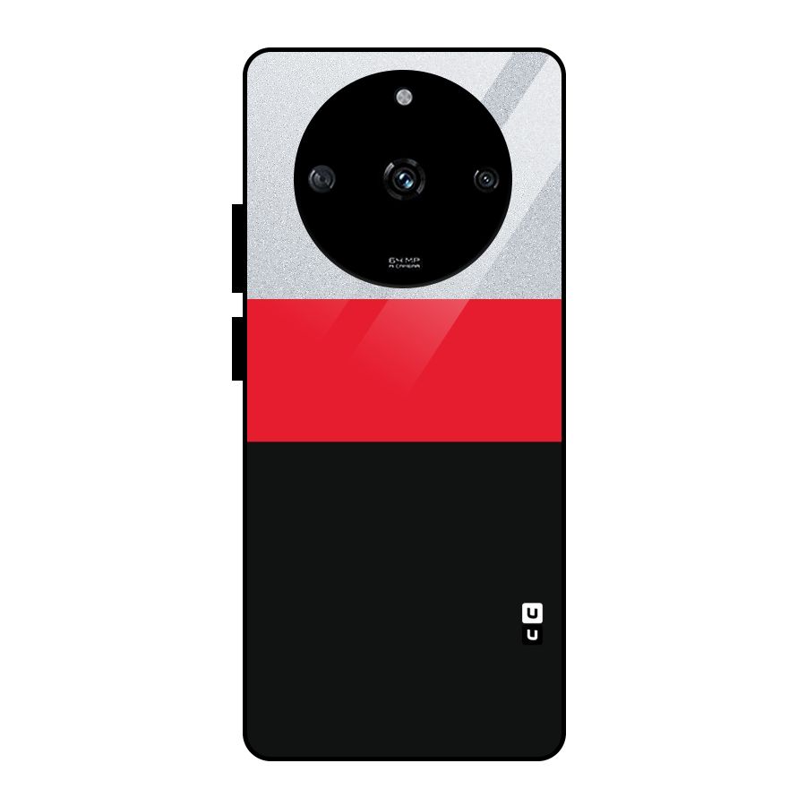 Cool Melange Stripe Glass Back Case for Realme Narzo 60 5G